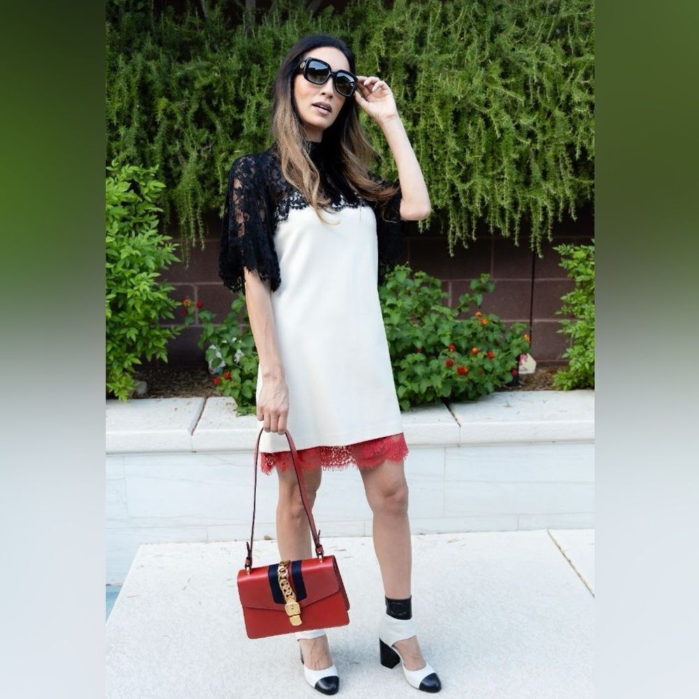 NWT Gucci Lace Lined Dress (XS)